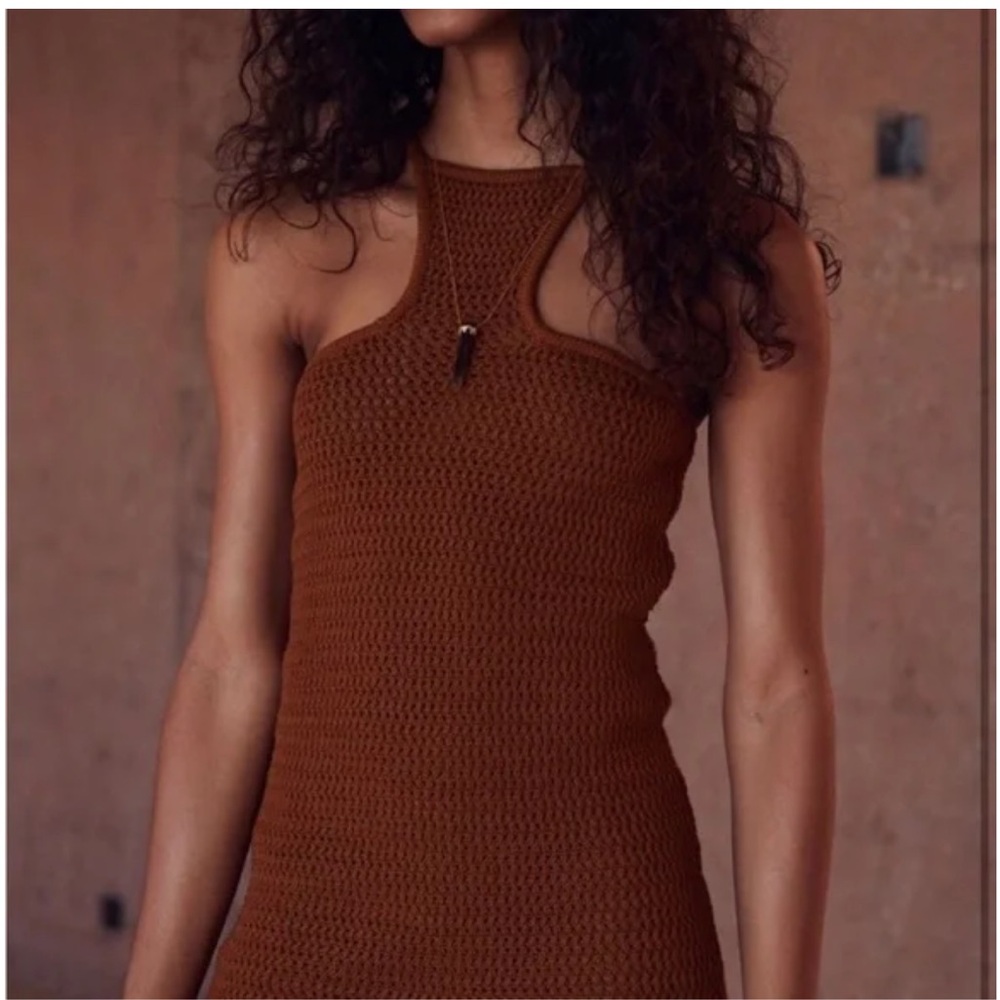 Crochet Mini Dress